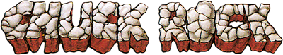 Chuck Rock logo for Sega Genesis
